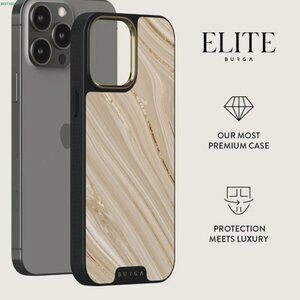 Burga Elite iPhone 15 Pro Max Full Glam Gold Phone Case